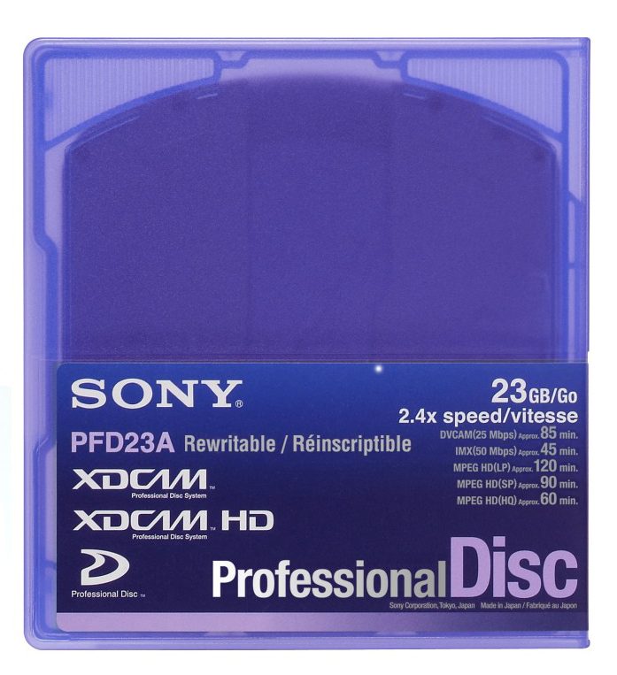 SONY Disc XDCAM PFD-23A