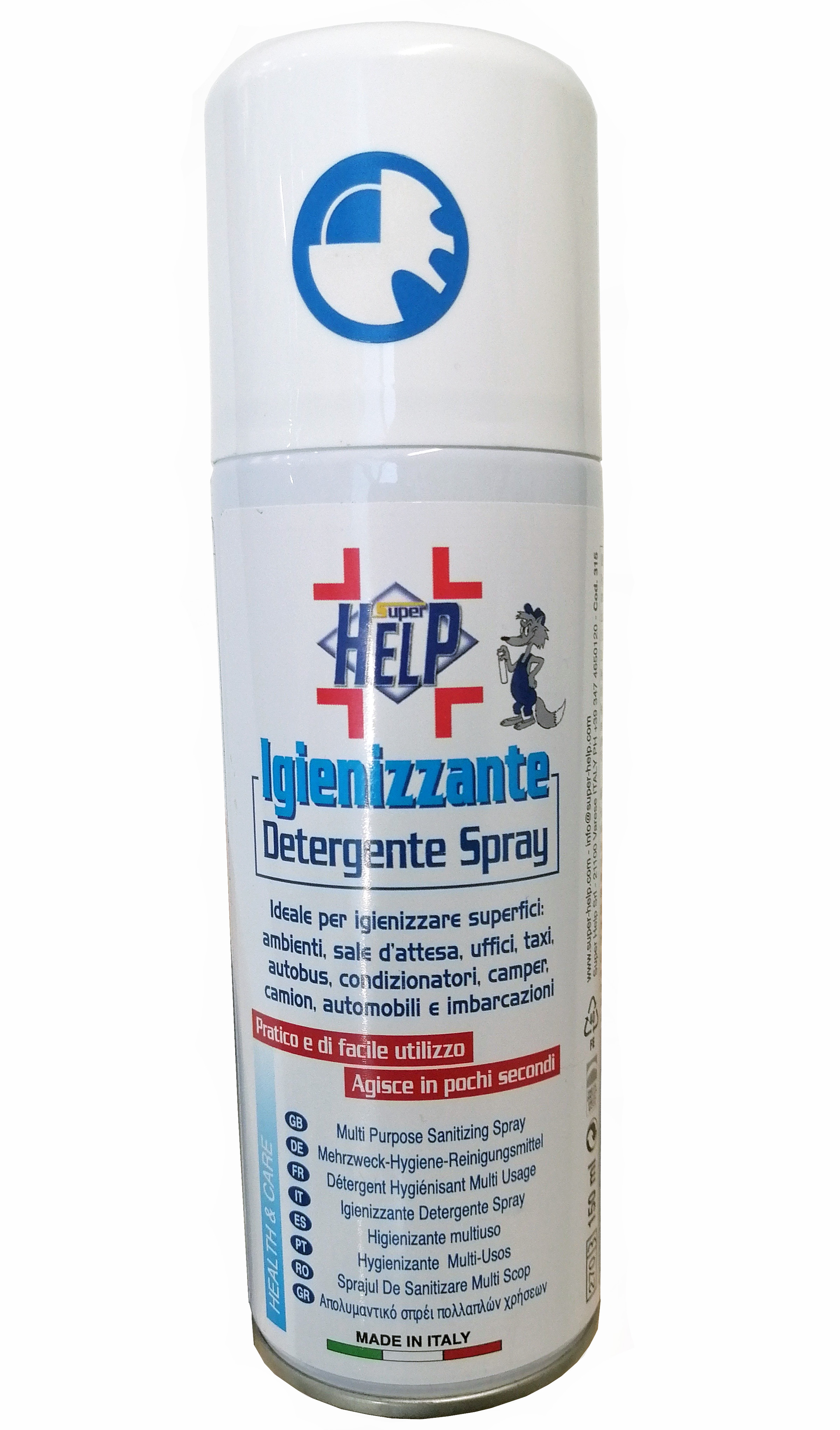 Spray higienizante desinfectante HELP CONDOR