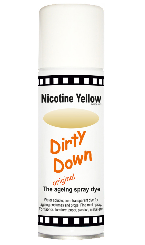 Spray de envejecimiento amarillo nicotina