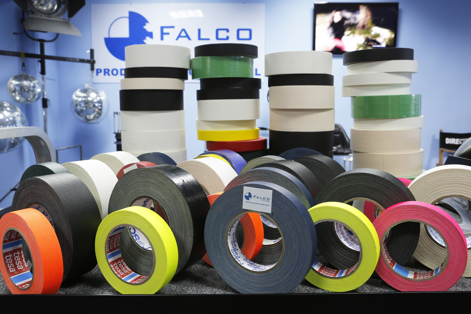 Cinta de cámara amarillo fluorescente TESA :: Falcofilms :: Product sheet  for sale